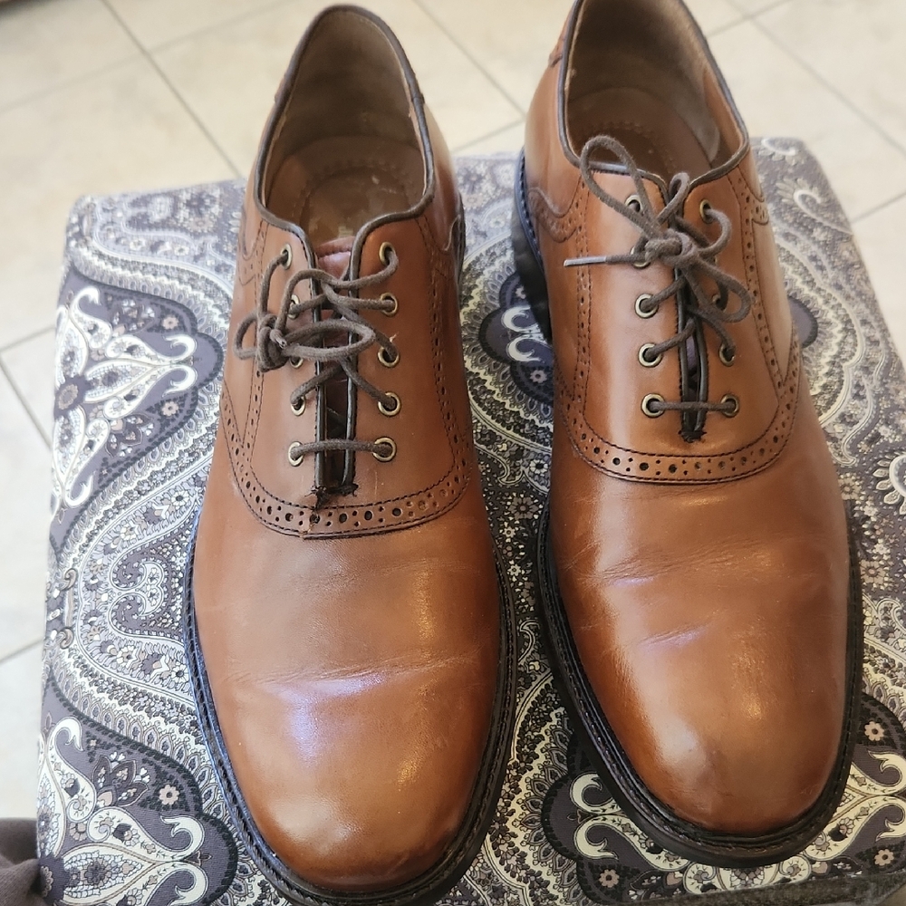 Classic Brown Leather Men's Shoes